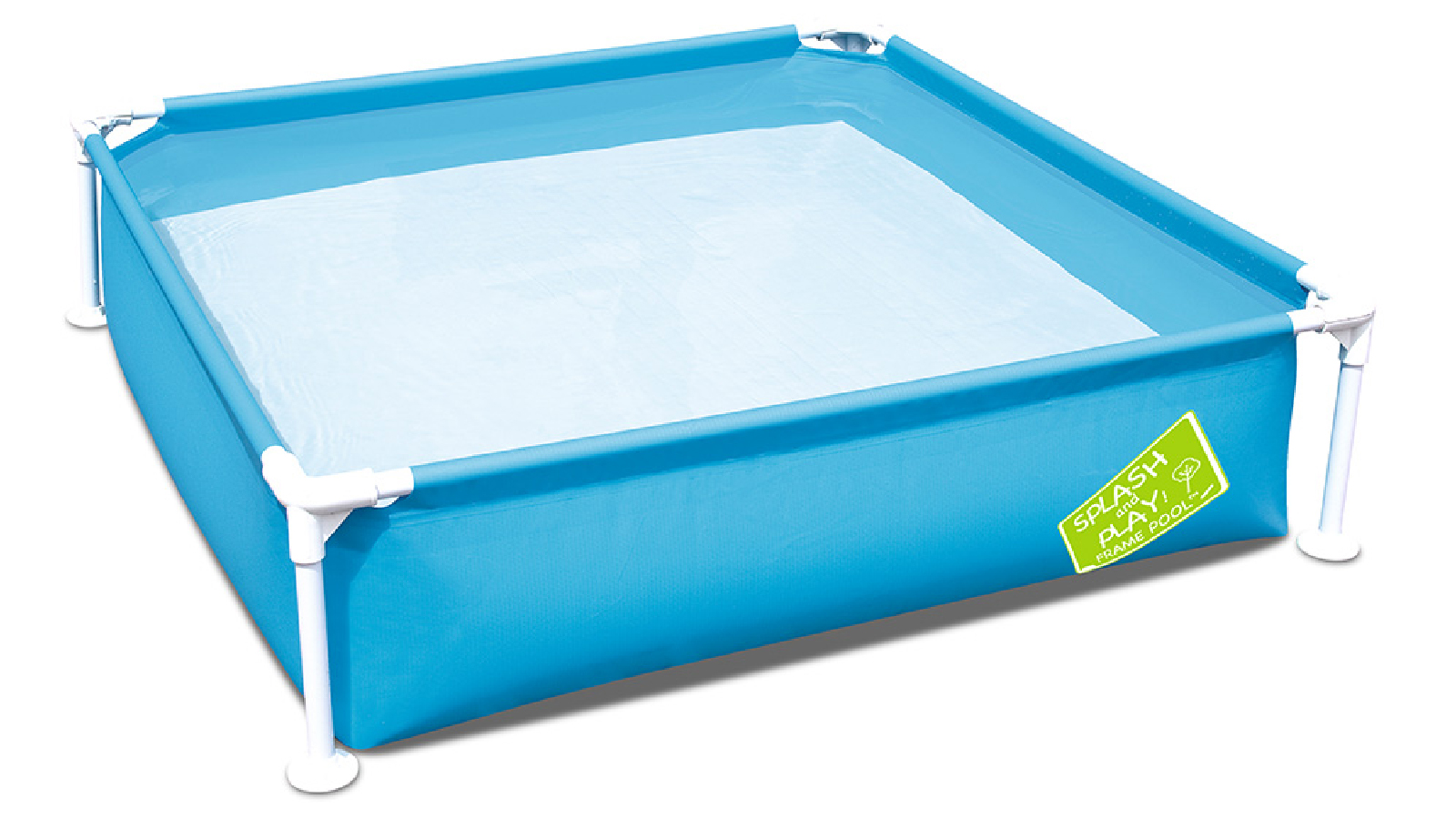 Bestway 122 cm Rectangular Metal Frame Kids Pool -  Blue