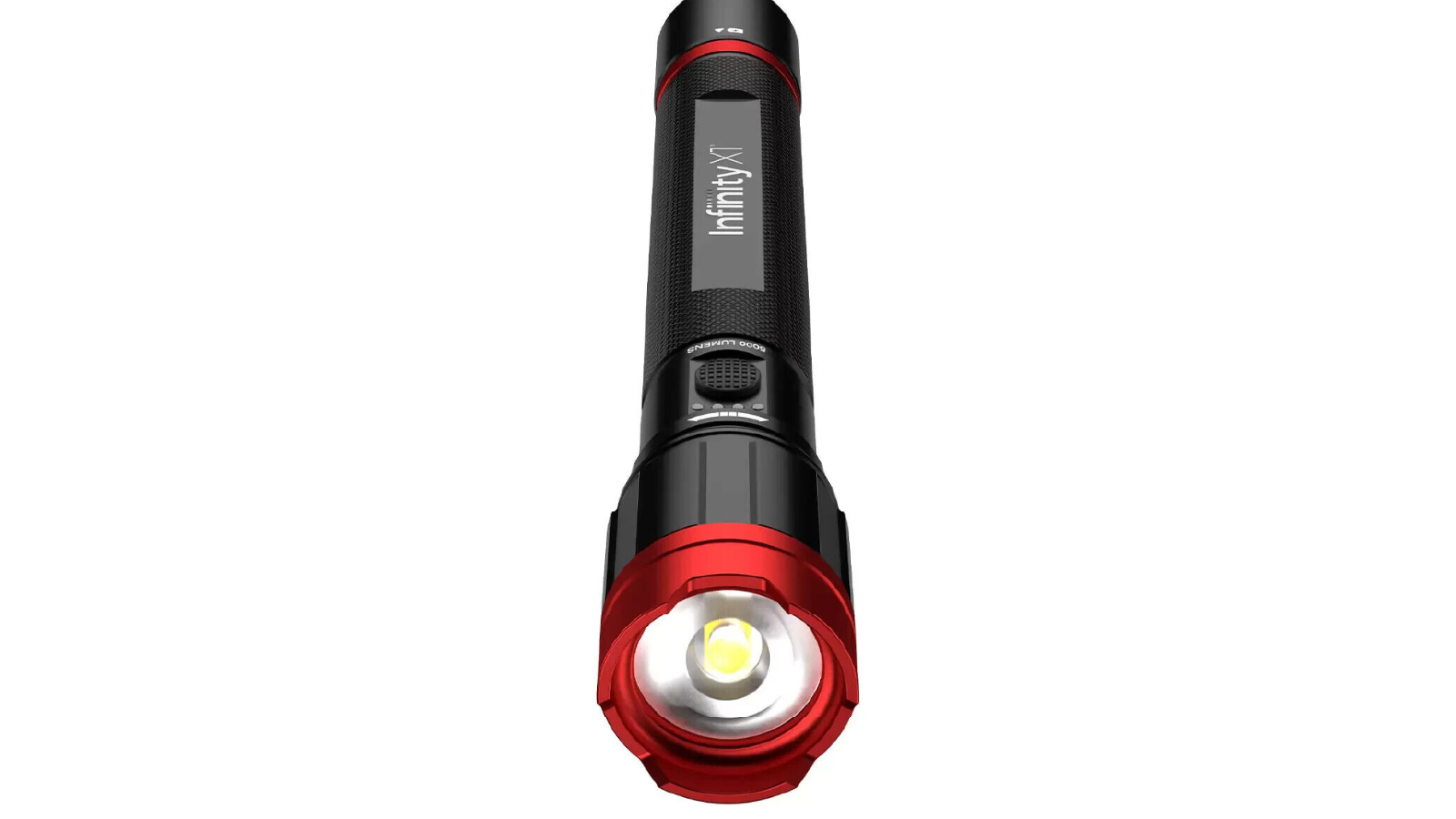 Infinity Dual Power Rechargeable Aluminium High Power 5000 Lumen Torch 
