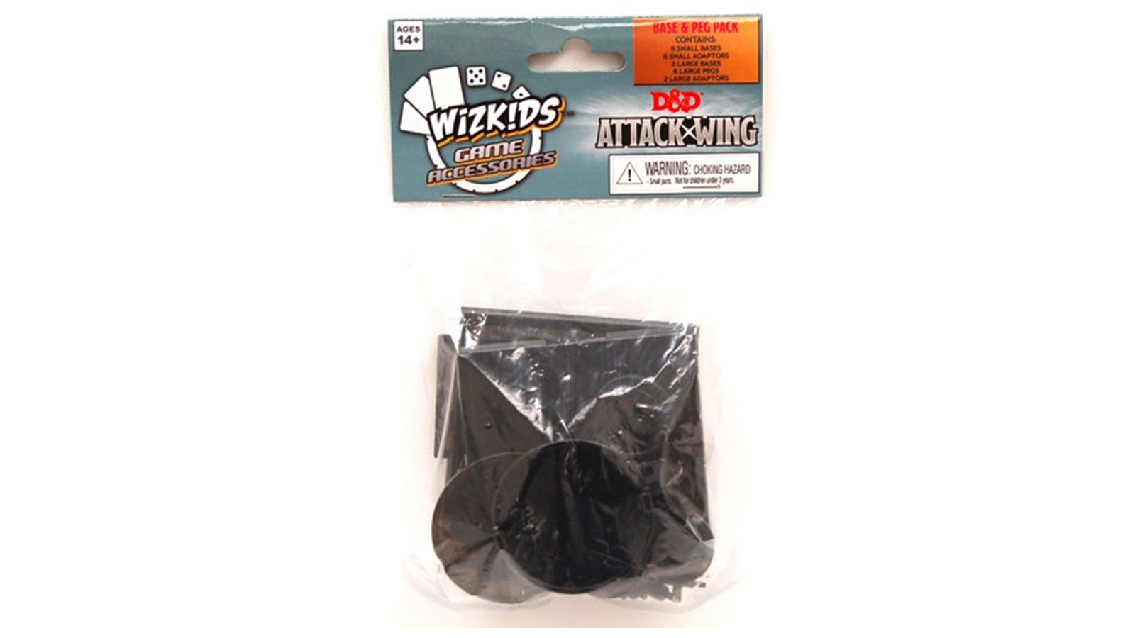 Latestbuy - Dungeons & Dragons Attack Wing Base & Pegs Set - Black