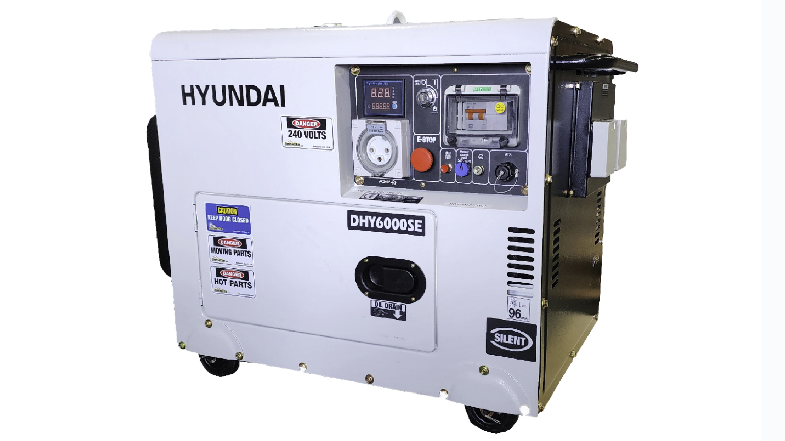 Hyundai	6.25kVA c/w 2 Wire Remote Start Diesel Generarator