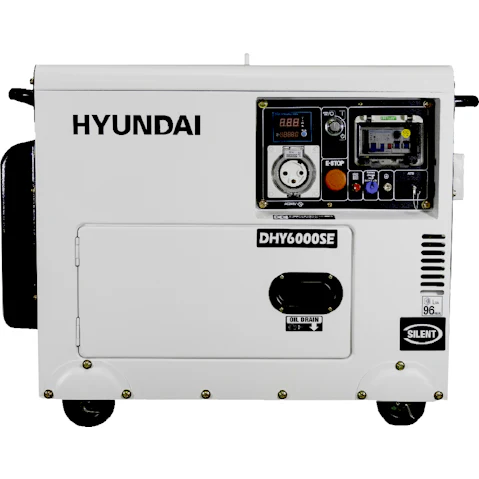 Hyundai 6.25kVA Electric Start Diesel Generarator