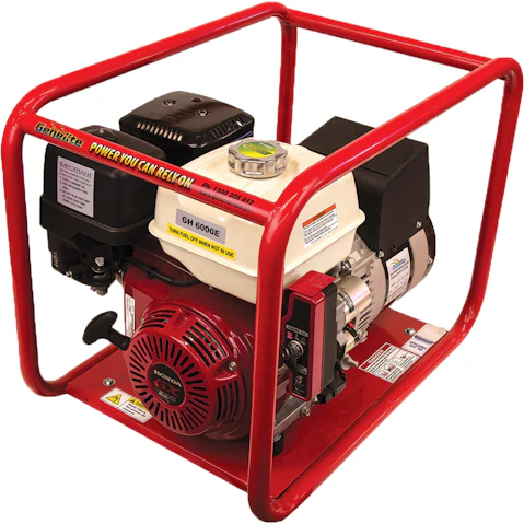 Honda 7.5kVA Honda Powered Petrol Single Phase Generator- GH6000