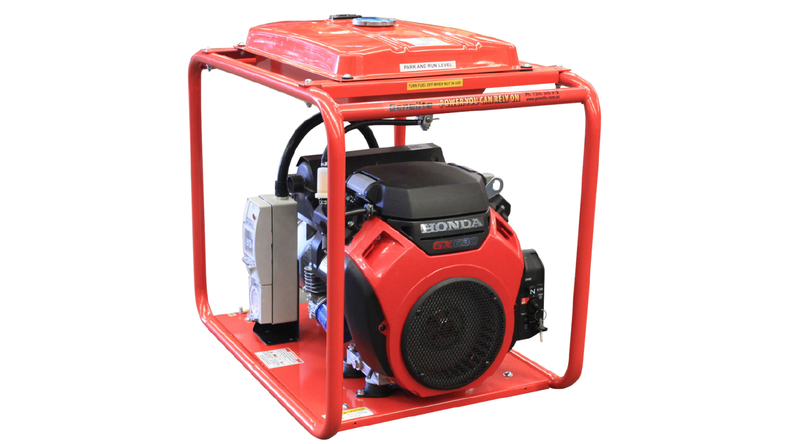 Honda 11.0kVA Honda Powered Petrol Three Phase Generator
