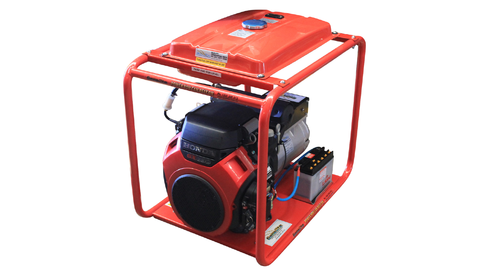 Honda 11kVA Honda Powered Open Frame Three Phase Petrol Generator