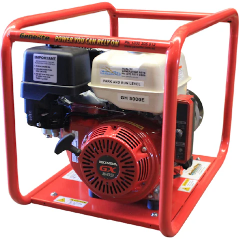 Honda 6.0kVA Honda Powered Petrol Single Phase AVR Generator