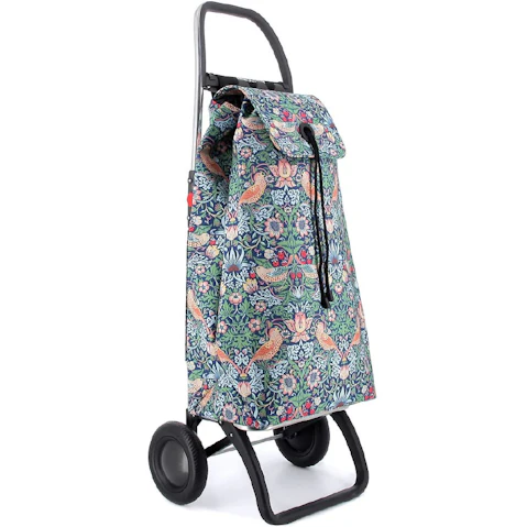Rolser I-Max William Morris 2L 2 Wheel Foldable Shopping Trolley - Birds