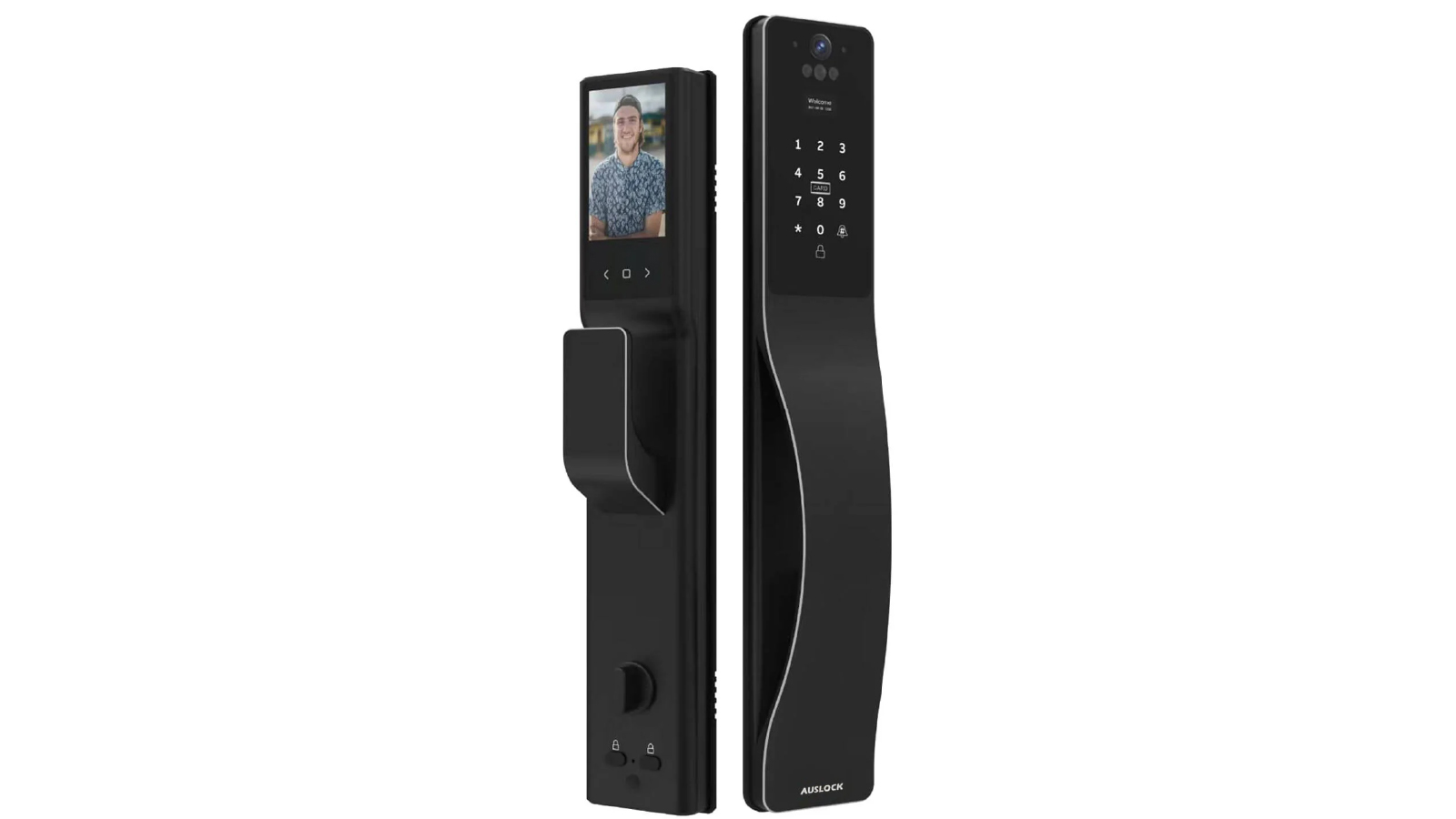 Auslock Space Alloy Edition Smart Push Pull Lock - Black
