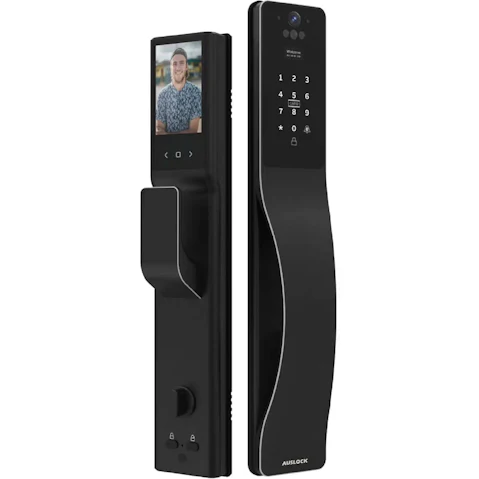 Auslock Space Alloy Edition Smart Push Pull Lock - Black