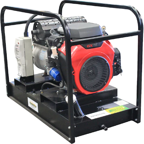 Honda 14.5kVA Honda Powered Open Frame Three Phase Petrol Generator