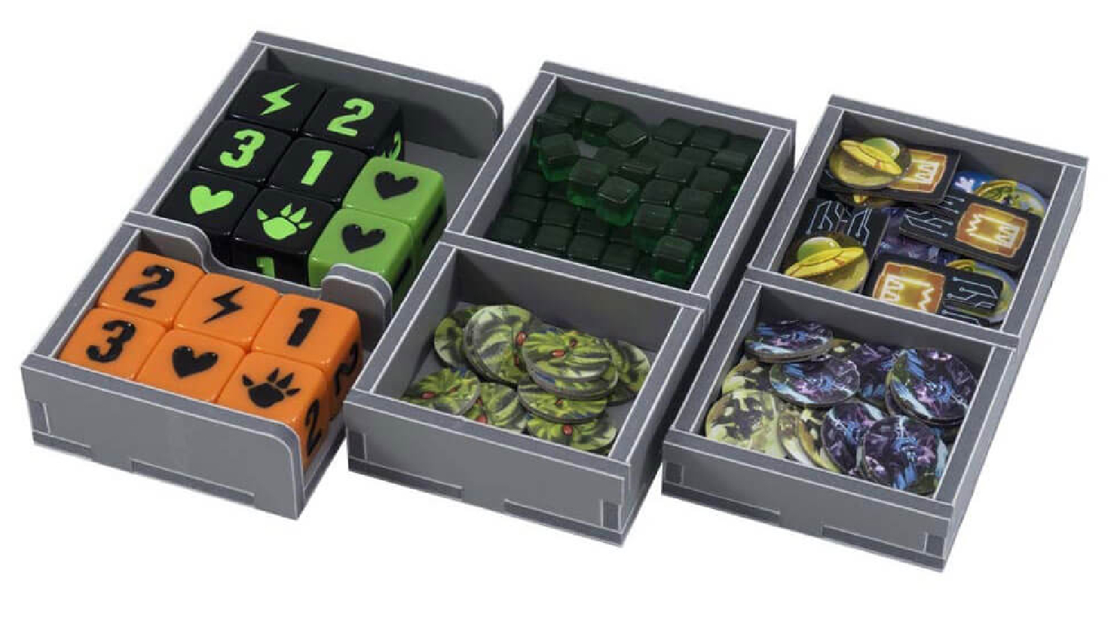 Latestbuy Folded Space Game Inserts King of Tokyo Expansion Games