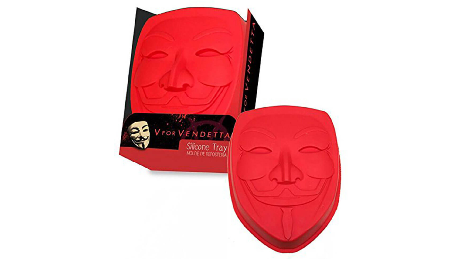 Latestbuy V for Vendetta Mask Silicone Cake Mould