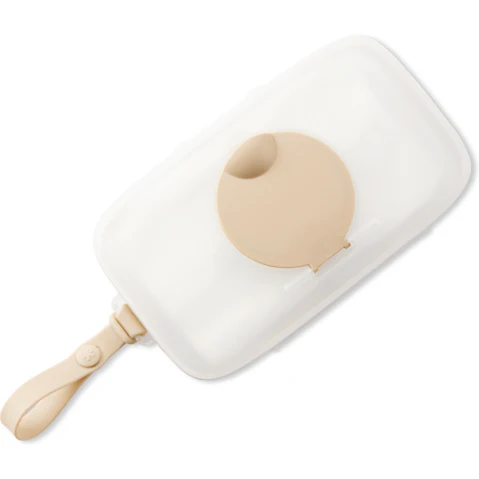 Skip Hop Grab and Go Snug Seal Wipes Case - Oat