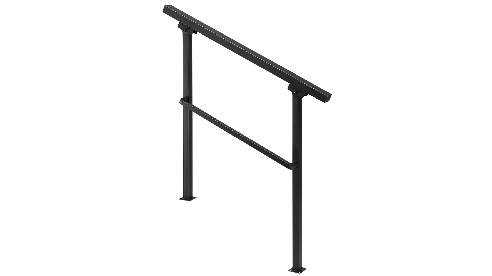 Crazy Sales Stair Handrail Railings 3 to 4 Steps Safety Metal Guard Hand Rails Kit
