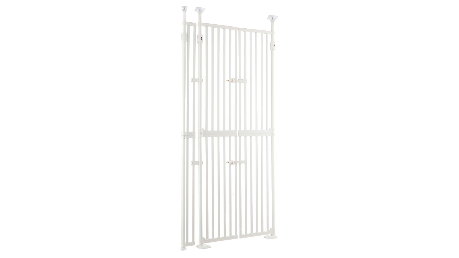 Pet Scene Extra Tall  Retractable Pet Dog Cat Safety Gate - White