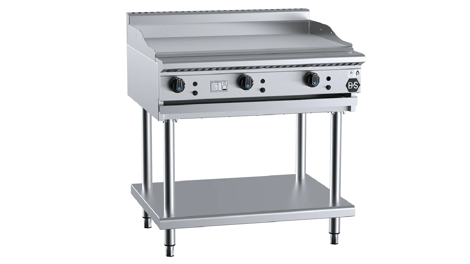 B+S Black Char Broiler 900mm LPG