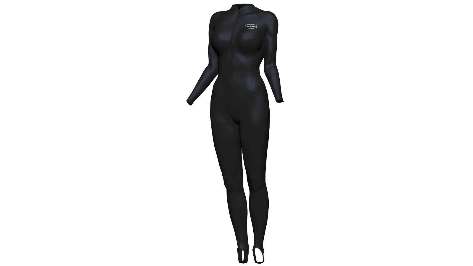 Mirage Black Hoodless Unisex Adult Rash Vest/Stinger Suit - Extra Small