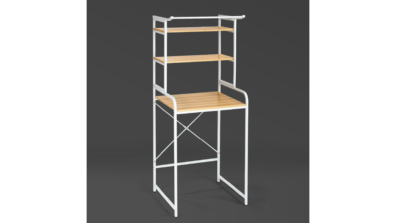 CrazySales 3 Tier Freestanding Storage Over Toilet Shelf Rack