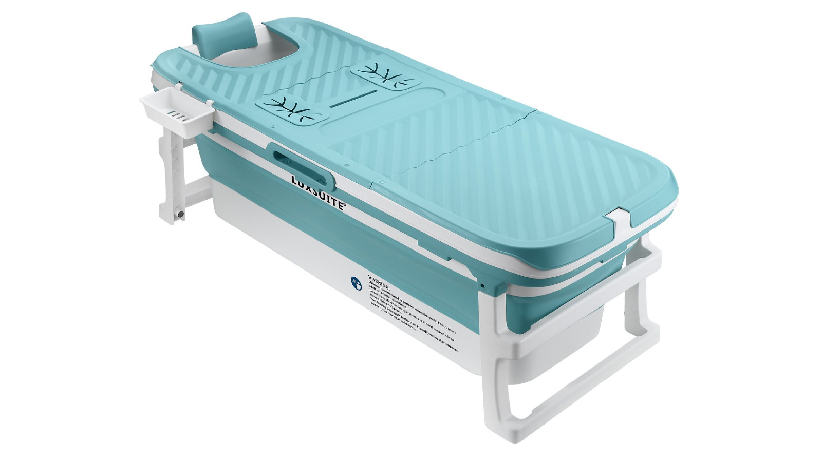 CrazySales 149 x 62 x 54 cm Foldable Large Bath Tub Soaking Water Bathtub