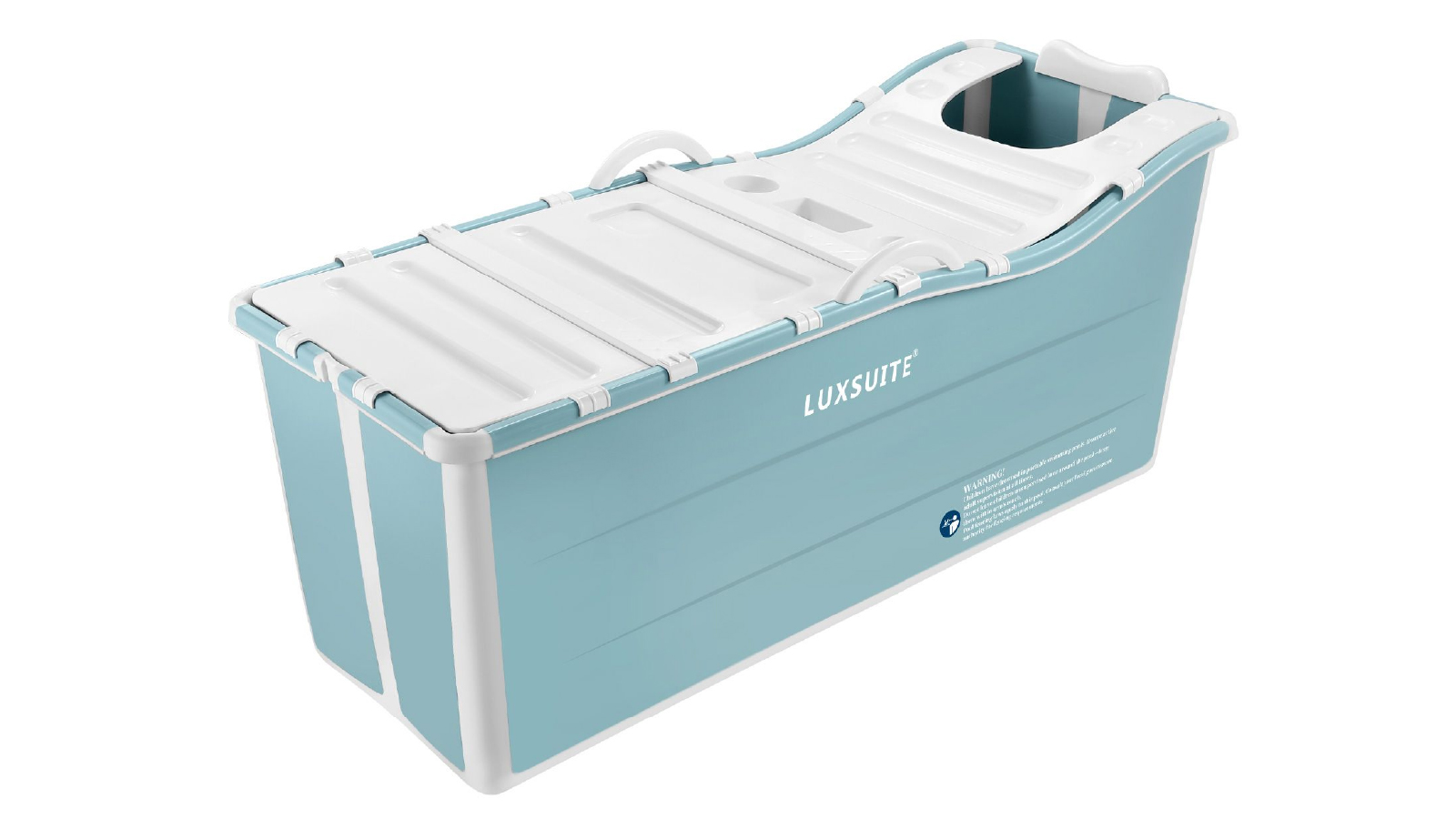 CrazySales 133 x 54 x 59cm Foldable  Large Bath Tub Soaking Water Bathtub