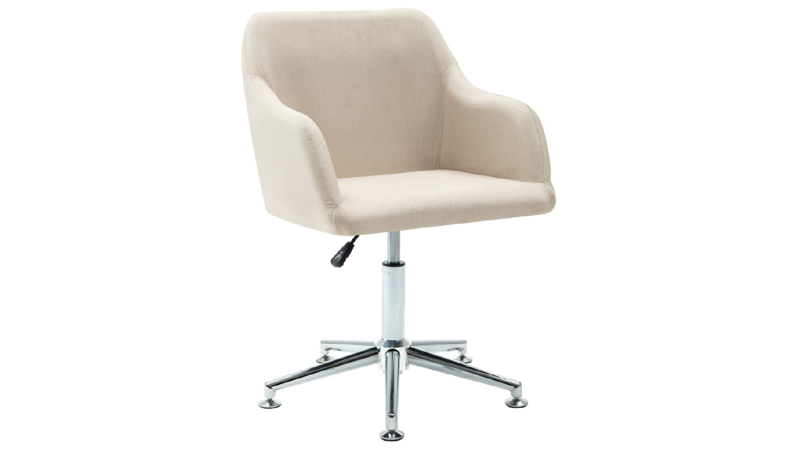 VidaXL Fabric Swivel Office Chair - Cream 