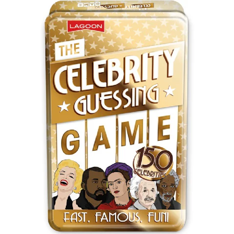Tinned Game Lagoon The Celebrity Guessing Game Board Game