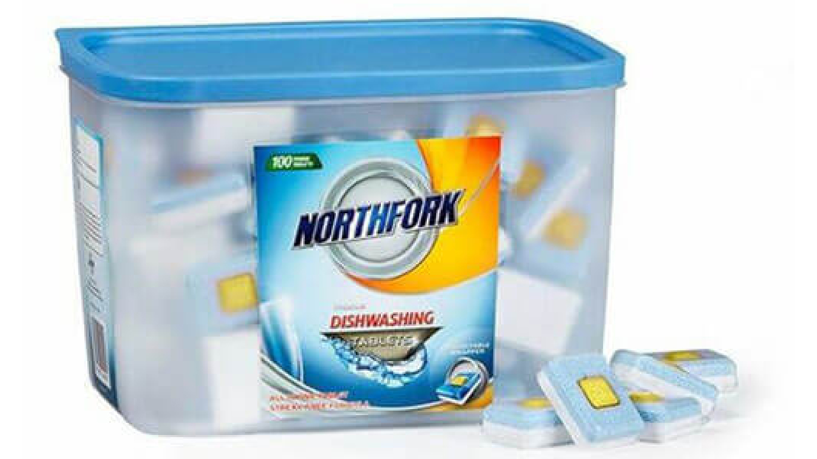 Latestbuy Northfork All in One Dishwashing Tablets - 100 Pack