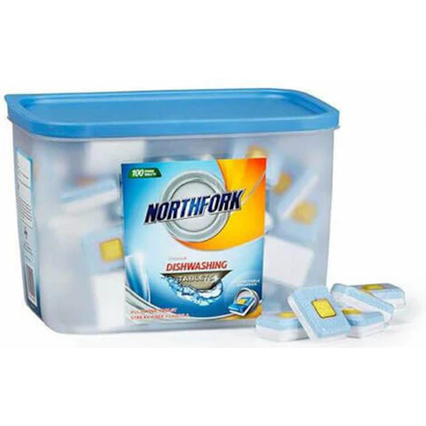 Latestbuy Northfork All in One Dishwashing Tablets - 100 Pack