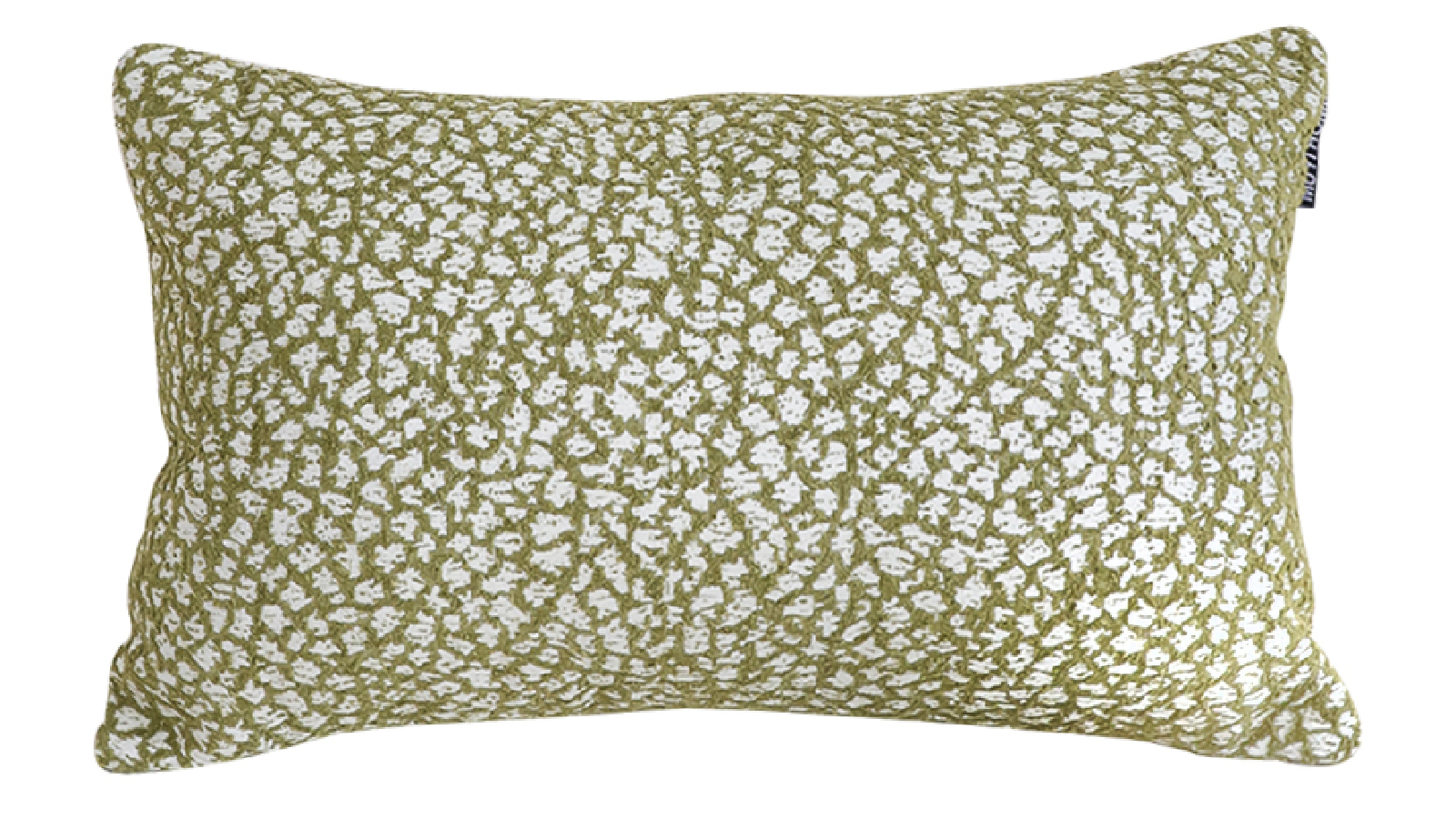 Soga 35cm Modern Olive Green Speckled Pattern Textured Throw Pillow
