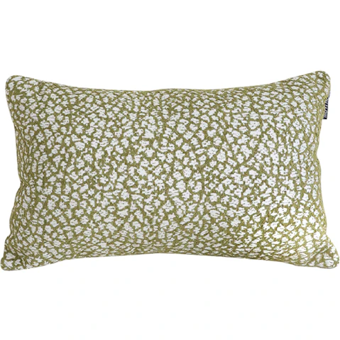 Soga 35cm Modern Olive Green Speckled Pattern Textured Throw Pillow