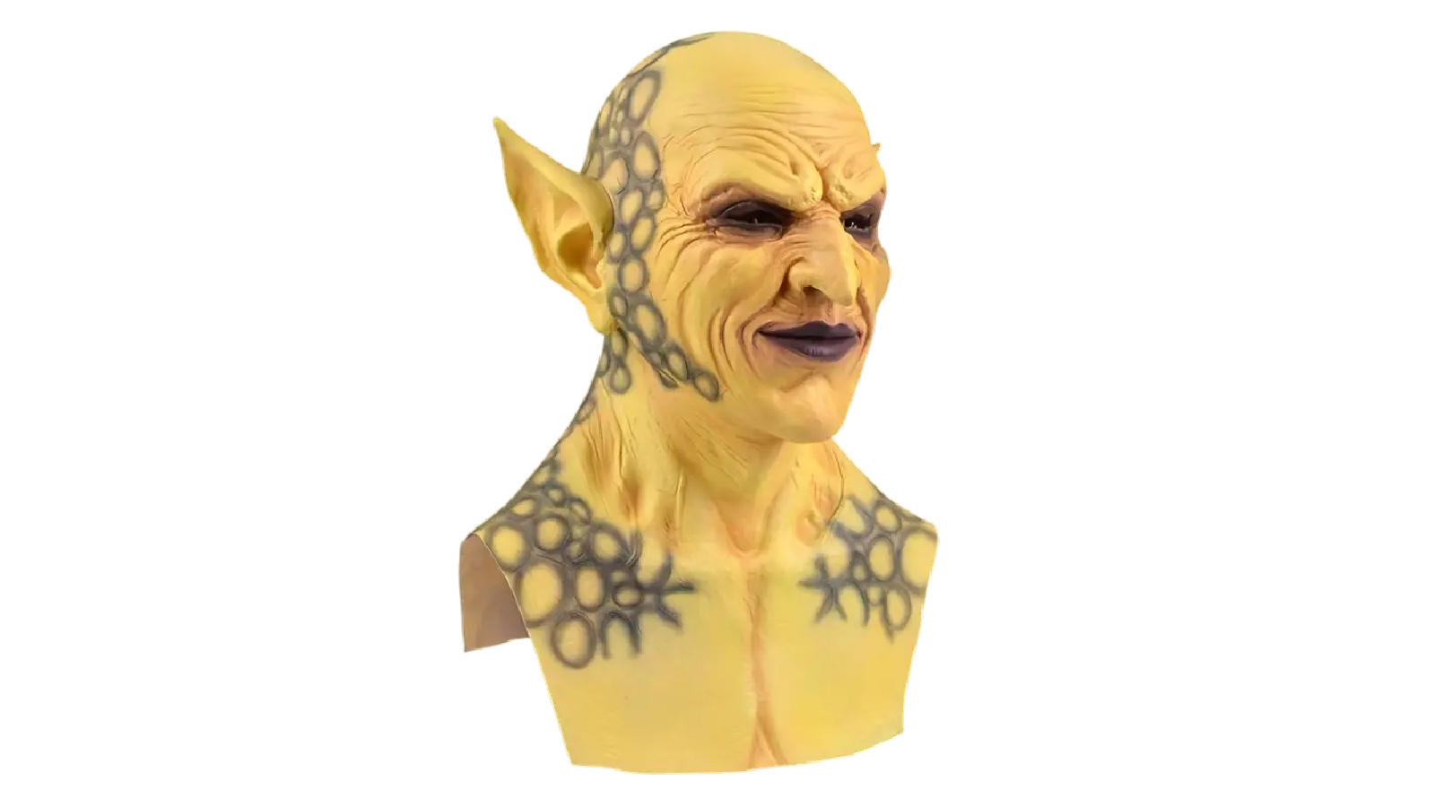 TM The Diabolical Grin Demon Joker Latex Mask