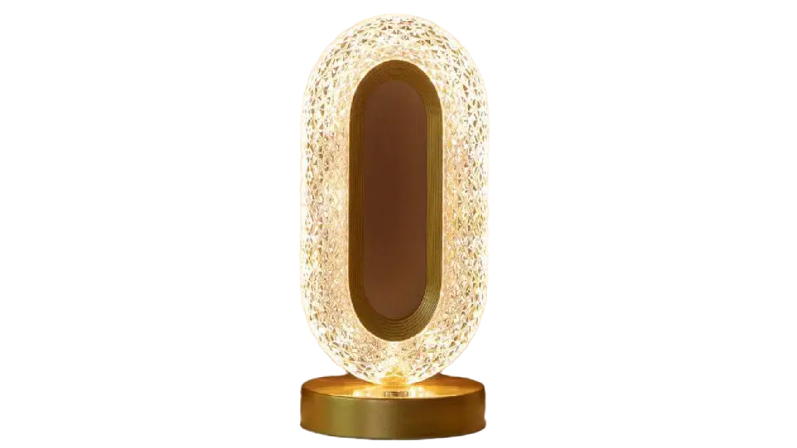 TM Modern Crystal Table Lamp with Color Changing LED Lights