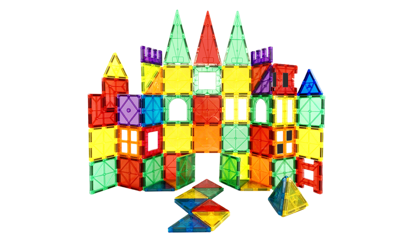 Bo Peep 60 Piece of Kids Magnetic Tiles Blocks Building Toys