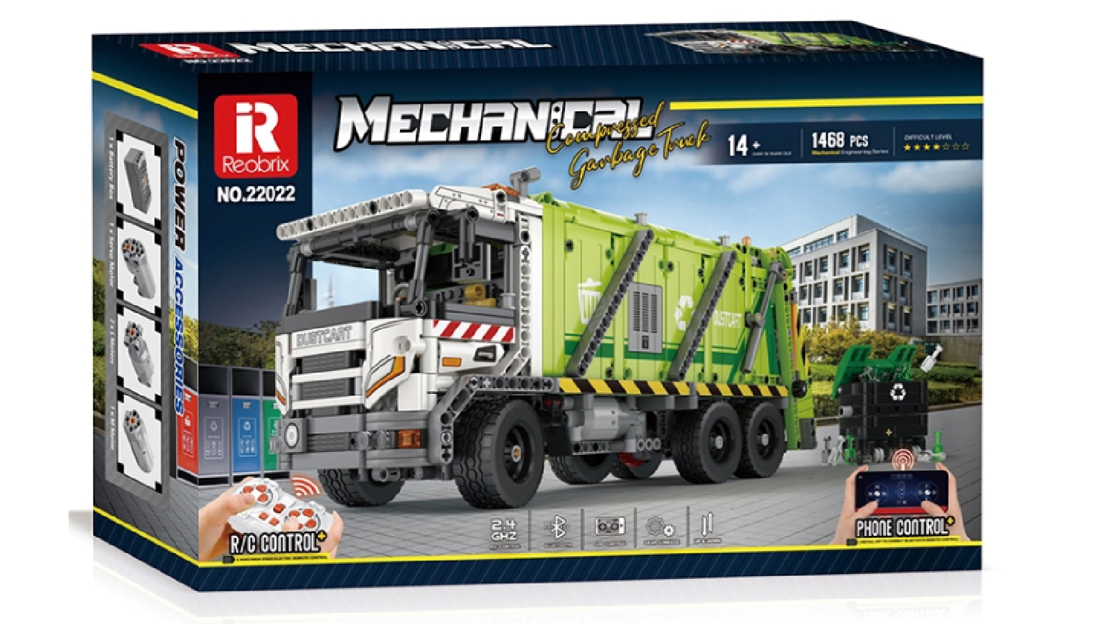 Reobrix Remote Control Compressed Garbage Truck