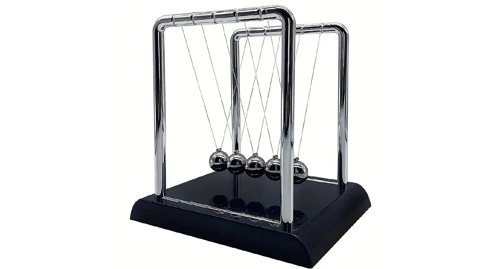 Randy and Travis Machinery Newtons Cradle Steel Balance Small Pendulum Physics Science