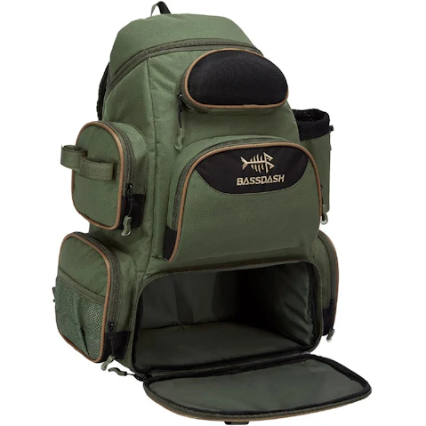NNEOBA Polyester Tactical Fishing Tackle Backpack - Green