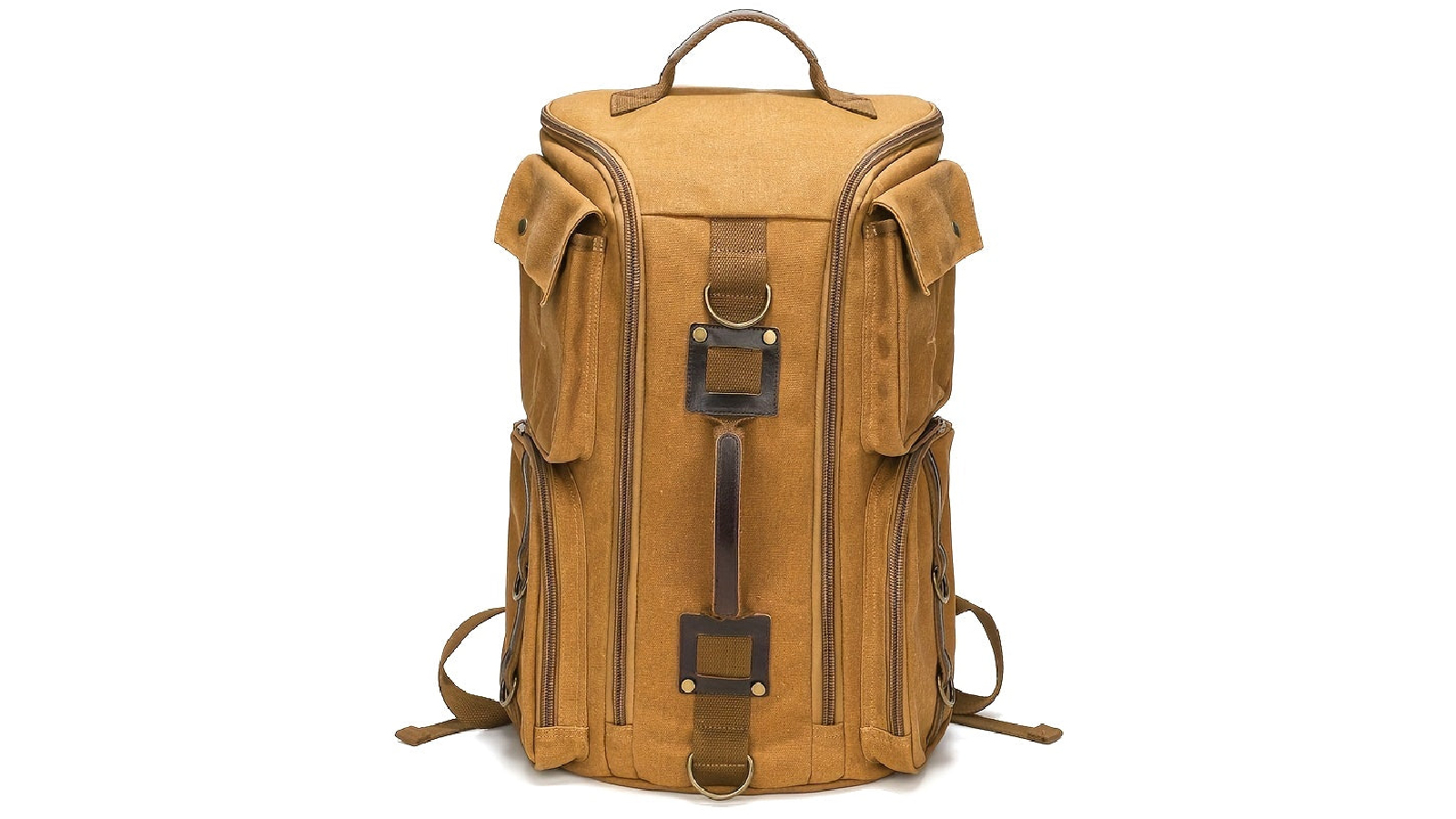 NNETM Canvas Travel and Commute Bag Vintage Laptop Backpack