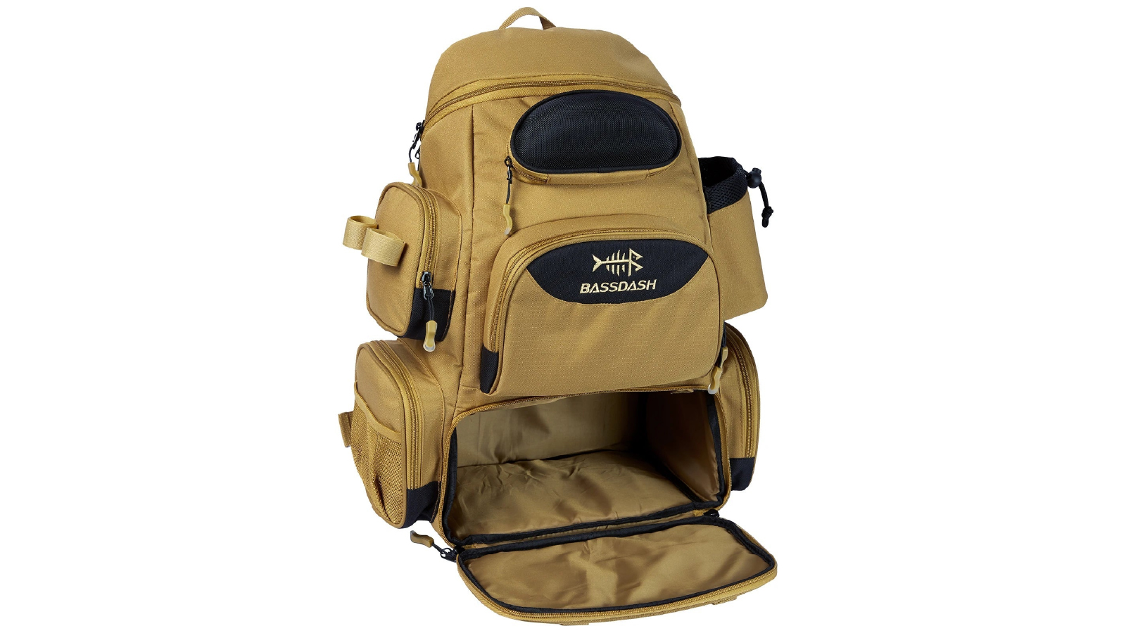 NNEOBA Multifunctional Fishing Tackle Backpack - Khaki
