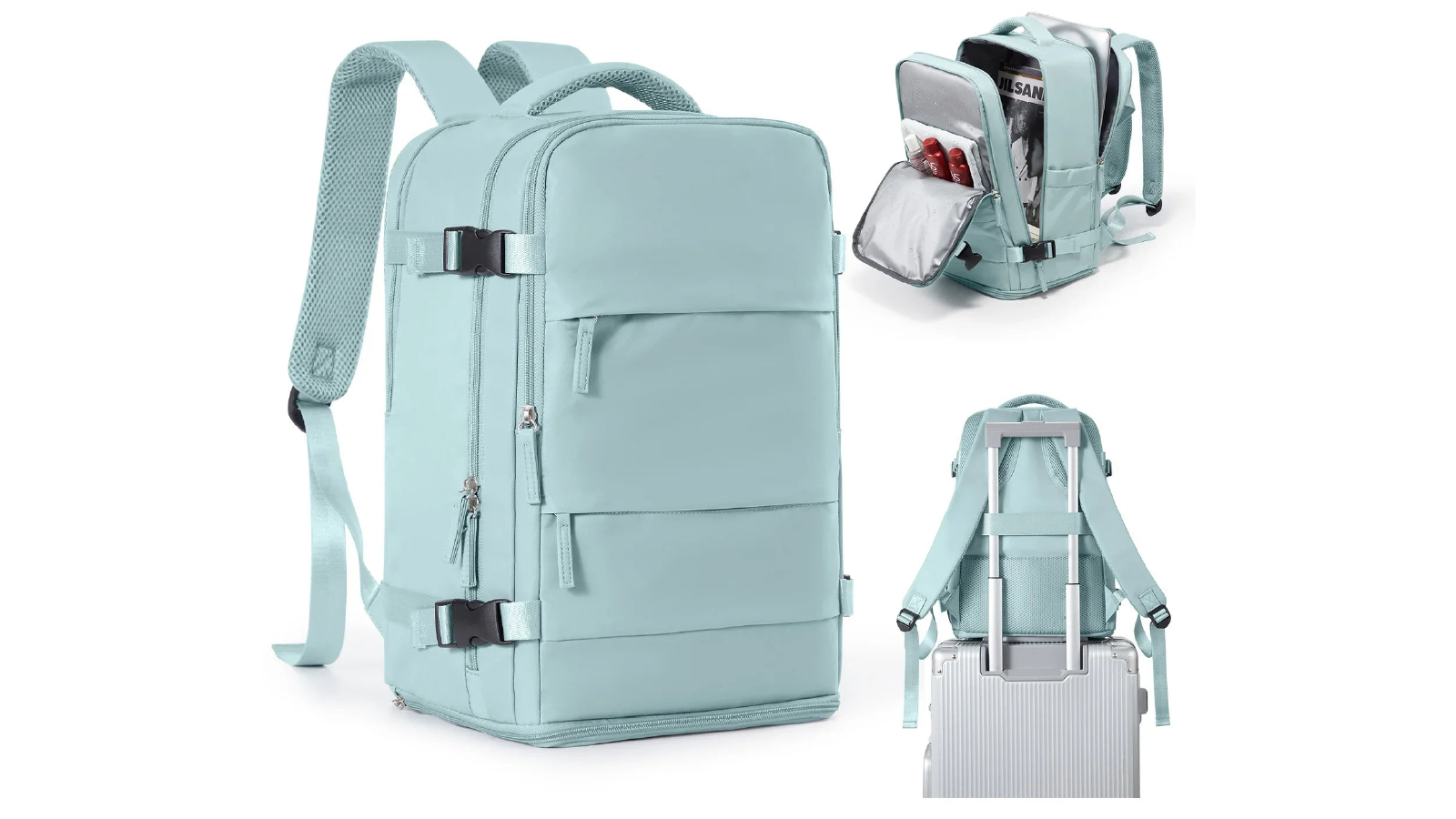 NNEOBA Air Cushion Support Waterproof Backpack - Blue