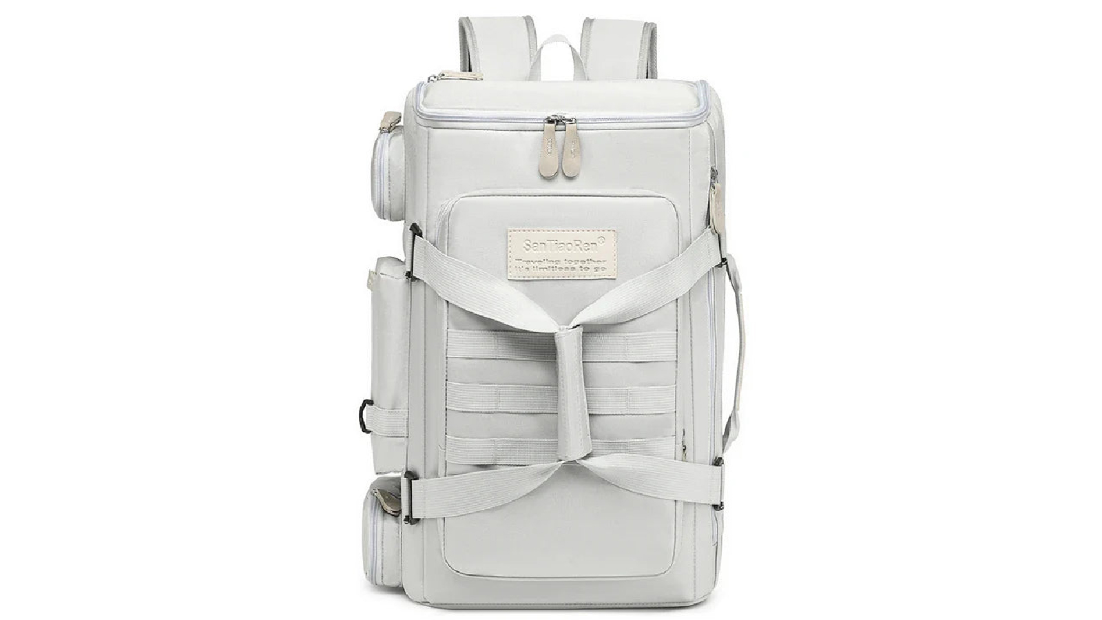 NNEOBA Wet/Dry Separation Bag Gym And Travel Backpack - White