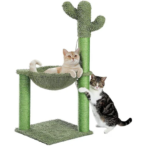 Randy and Travis Machinery Cactus Cat Tree Tower Post Scratcher
