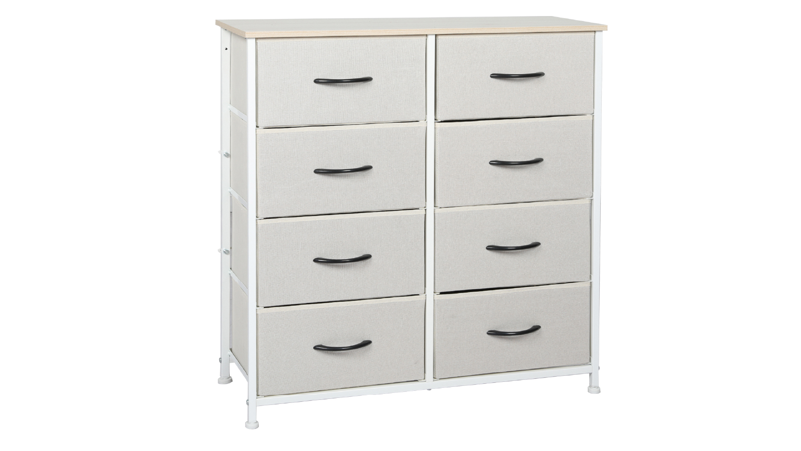Levede 8 Chest of Drawers Storage Cabinet - Beige