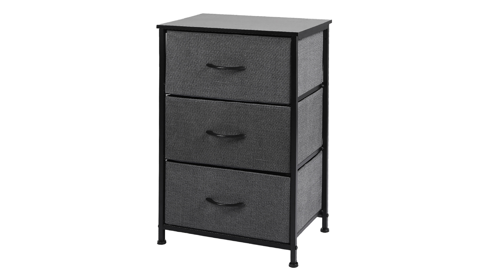 Levede 3 Chest of Drawers Storage Cabinet - Dark Grey