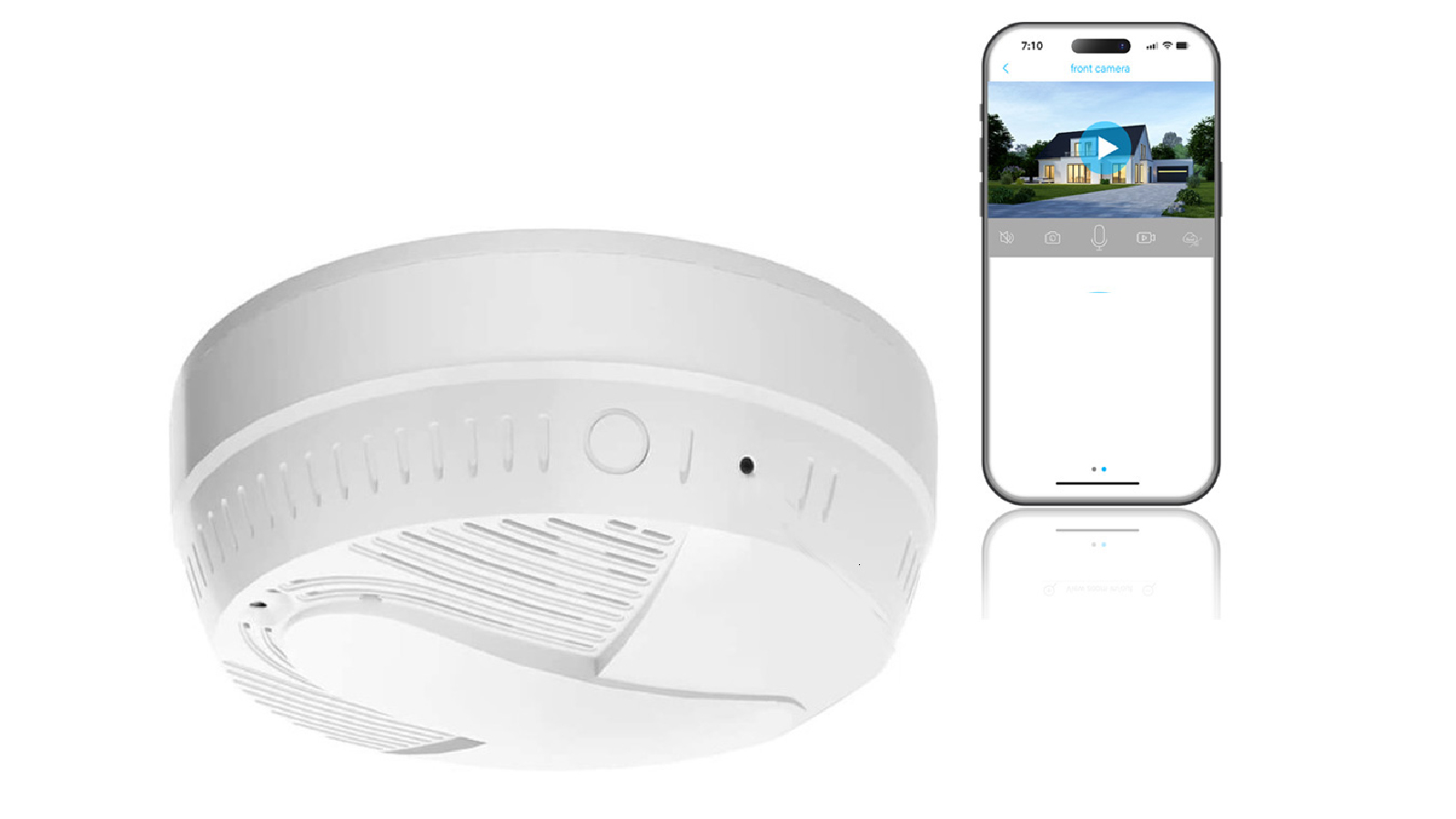 Vimel Hidden Camera WiFi Smoke Detector WIFI