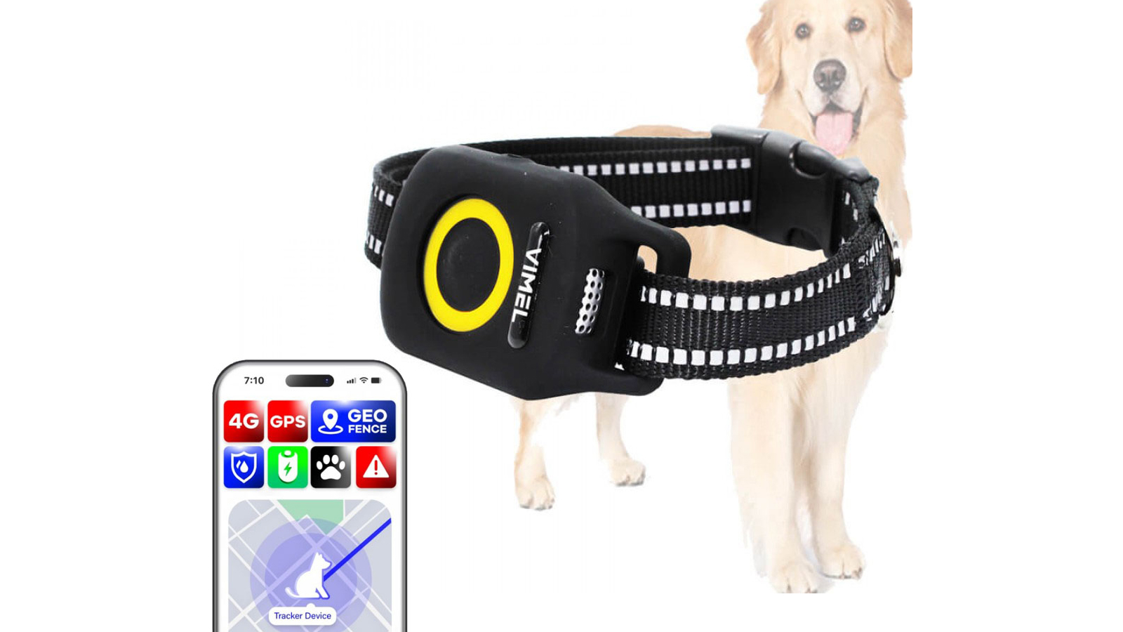 Vimel Dog GPS 4G Tracking Pen Device