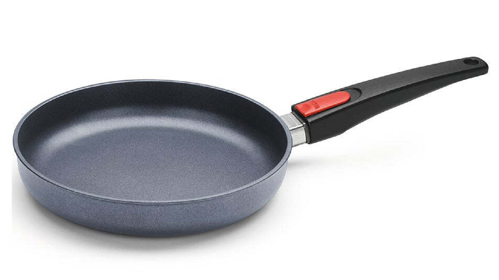 Woll Diamond Lite 24cm Detachable Handle Non-Stick Induction Round  Frypan - Black
