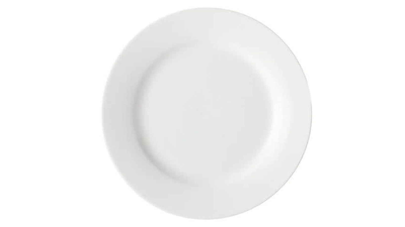 Maxwell and Williams 19 cm Basics Porcelain Rim Side Plate - White