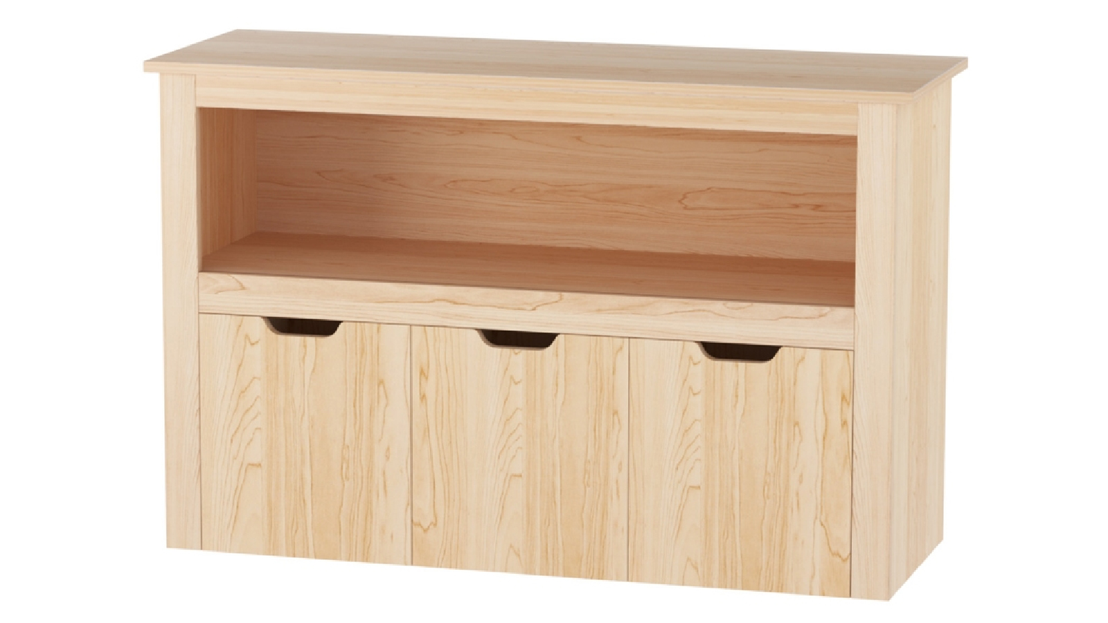 Keezi Kids Wooden 3 Drawers Storage Children Bookcase Toy Organiser Display 