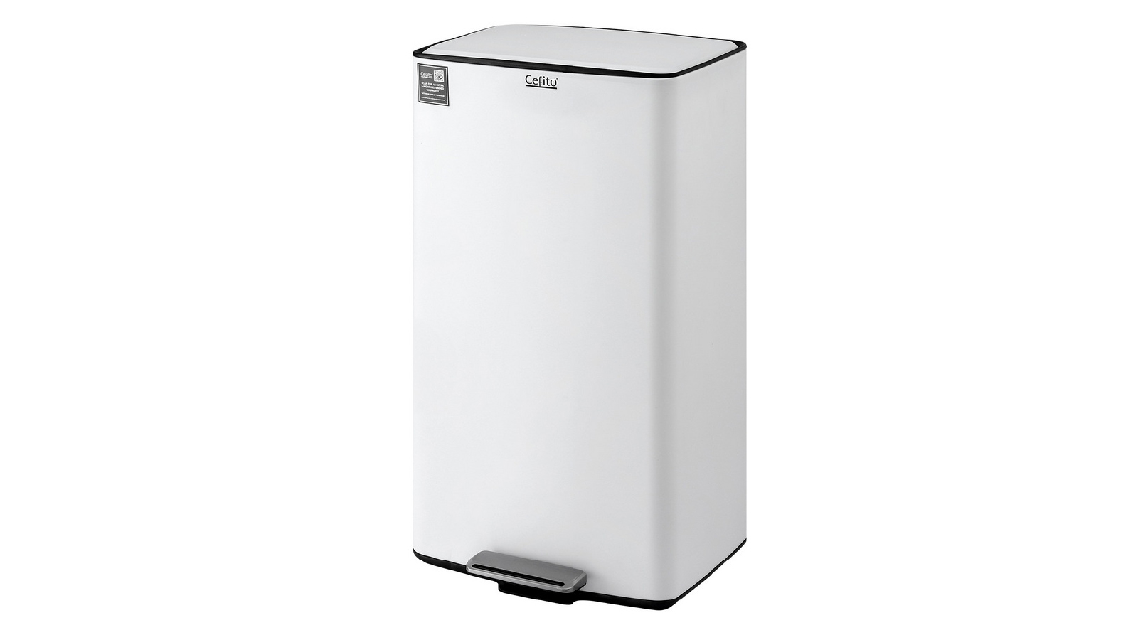 Cefito 40L Pedal Bins Rubbish Bin -  White