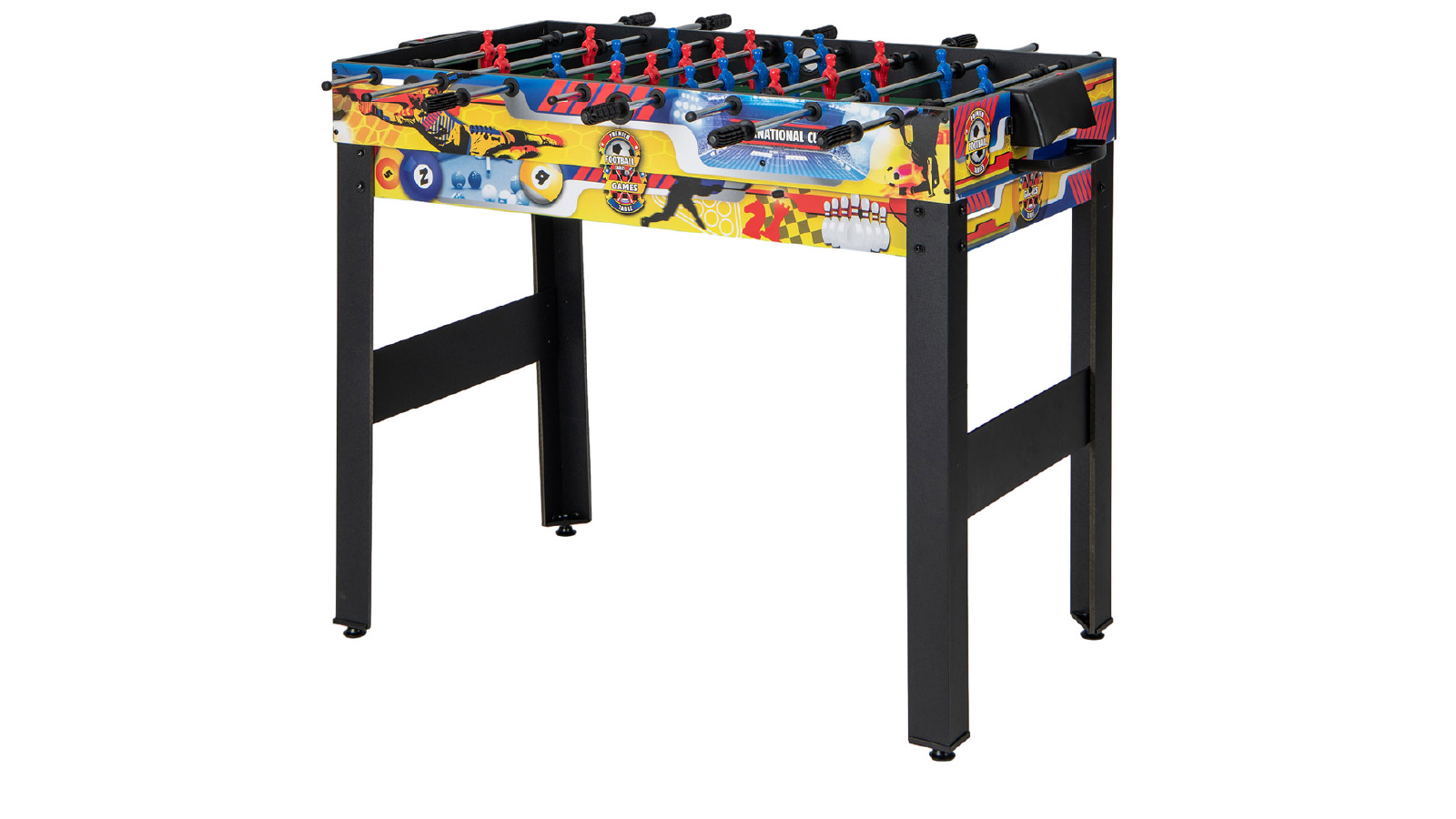 Costway 12 in 1 Combo Game Table Set with Foosball Air Hockey Ping Pong Bowling Chess Shuffleboard Pool