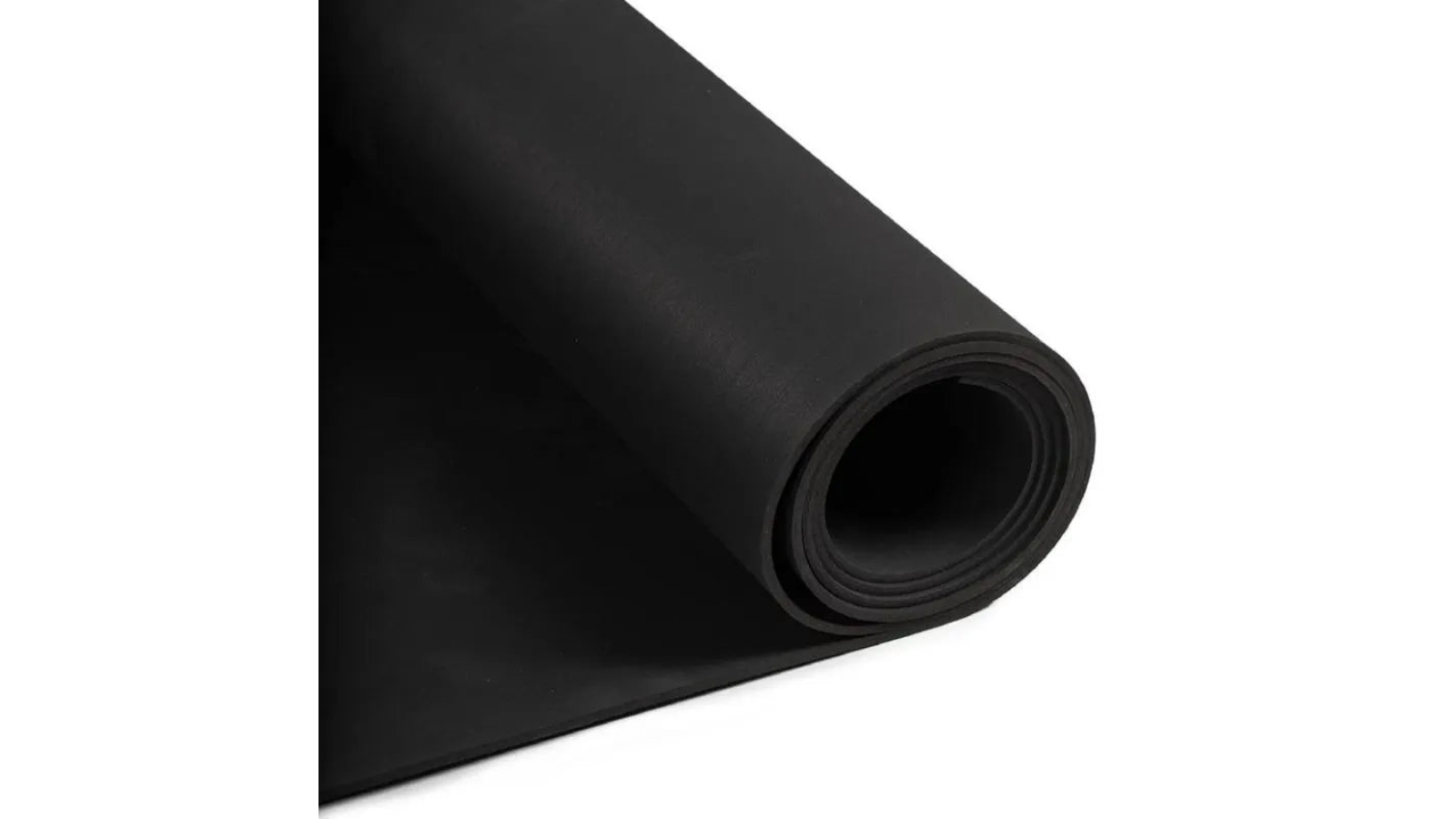 Fitness Hero10M x 0.5cm EPDM Rubber Gym Flooring Roll - Black